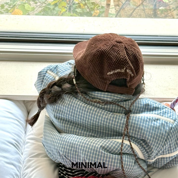 Minimal - Korean Children Fashion - #kidsshorts - Corduroy Love Peace Cap - 8