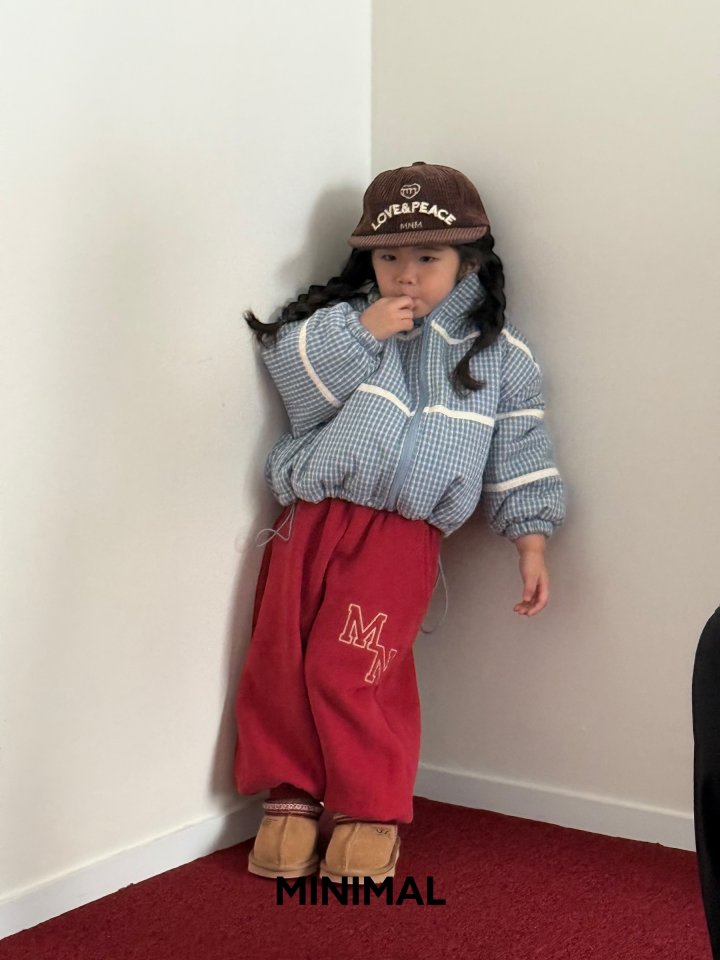 Minimal - Korean Children Fashion - #kidsshorts - MN Embroidery Jogger Pants - 9