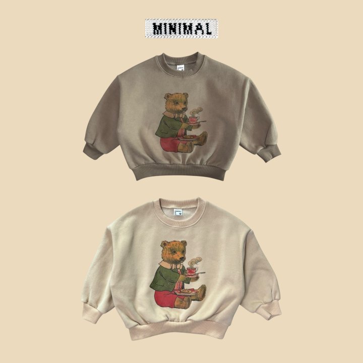 Minimal - Korean Children Fashion - #kidsshorts - Vintage Bear Sweatshirt
