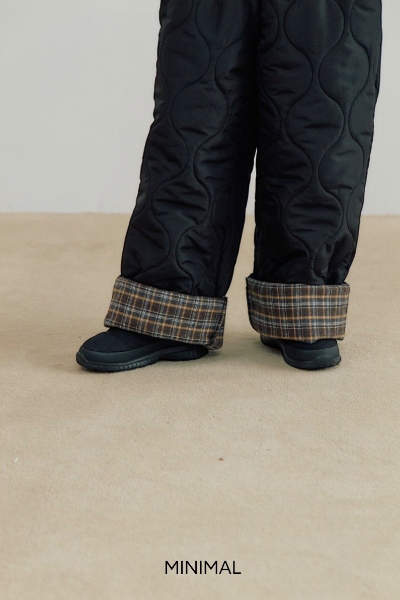 Minimal - Korean Children Fashion - #kidzfashiontrend - Up Down Quilting Pants - 8