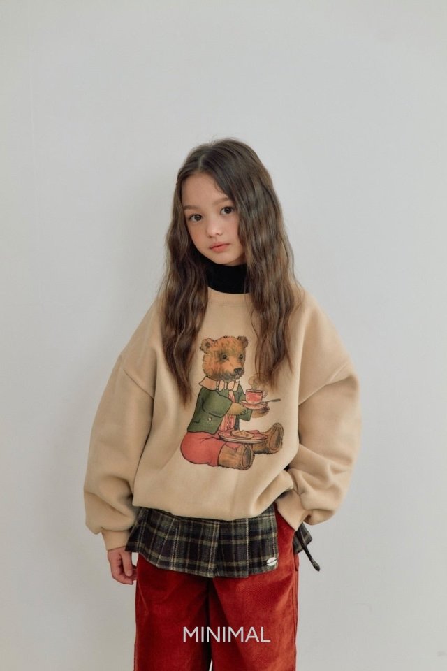 Minimal - Korean Children Fashion - #kidzfashiontrend - Vintage Bear Sweatshirt - 3
