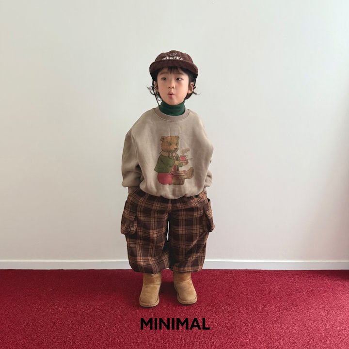 Minimal - Korean Children Fashion - #littlefashionista - Winter Check Hip Pants - 6