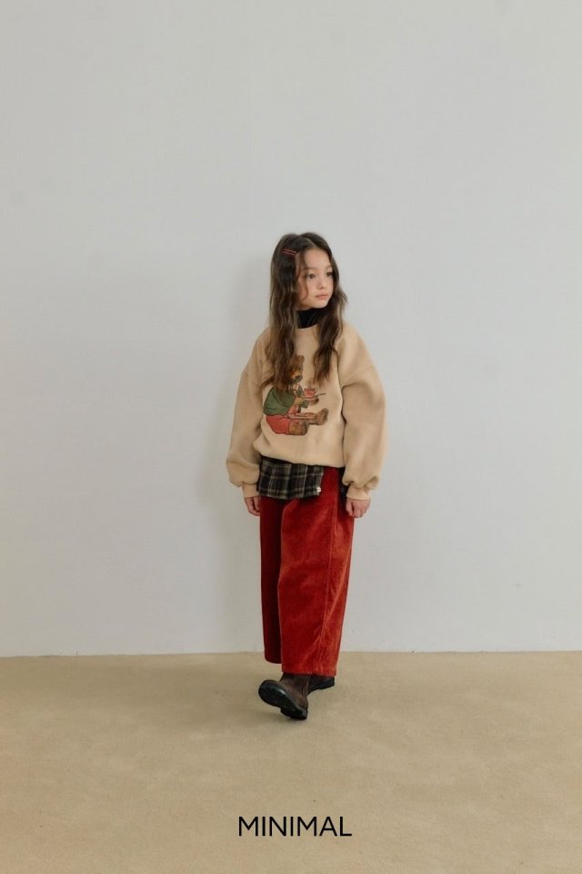 Minimal - Korean Children Fashion - #littlefashionista - Vintage Bear Sweatshirt - 5