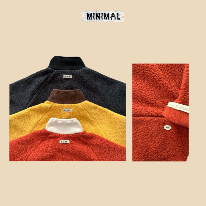 Minimal - Korean Children Fashion - #magicofchildhood - Mini Color Fleece Jacket - 3