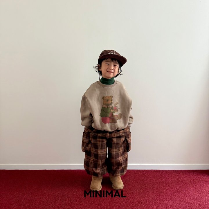 Minimal - Korean Children Fashion - #magicofchildhood - Winter Check Hip Pants - 7
