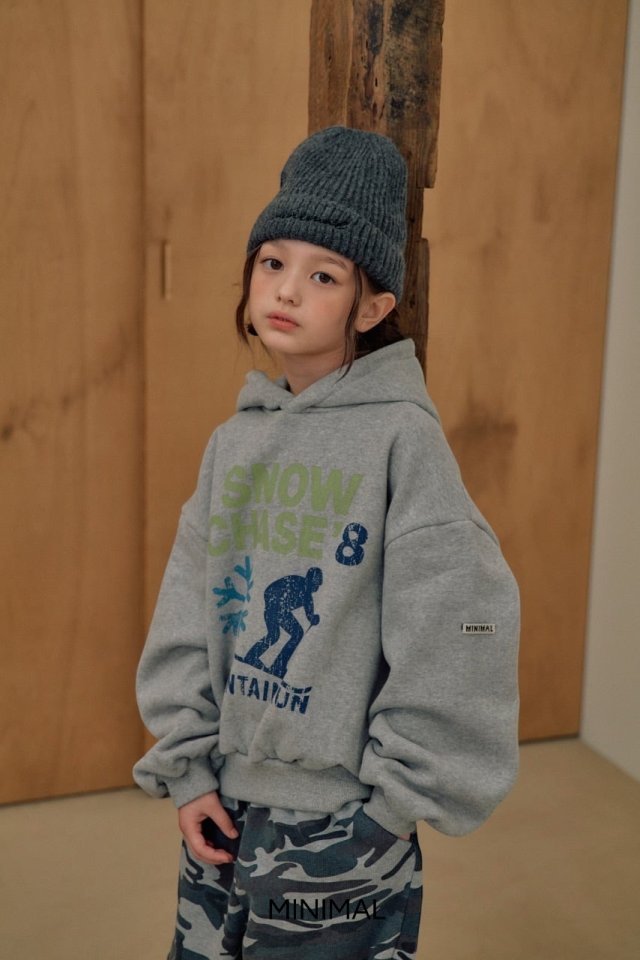 Minimal - Korean Children Fashion - #littlefashionista - Snow Hoodie Sweatshirt - 4