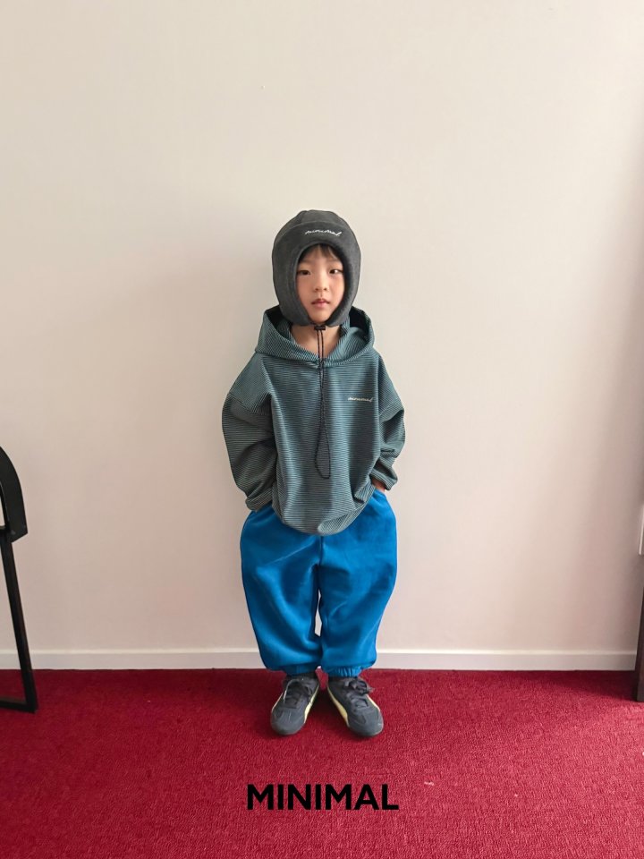 Minimal - Korean Children Fashion - #magicofchildhood - Stripe Box Hoodie - 7