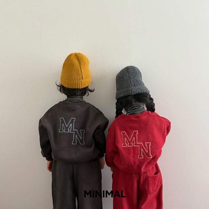 Minimal - Korean Children Fashion - #littlefashionista - MN Embroidered Sweatshirt - 4