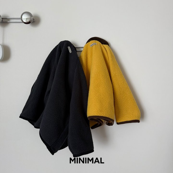 Minimal - Korean Children Fashion - #magicofchildhood - Mini Color Fleece Jacket - 4