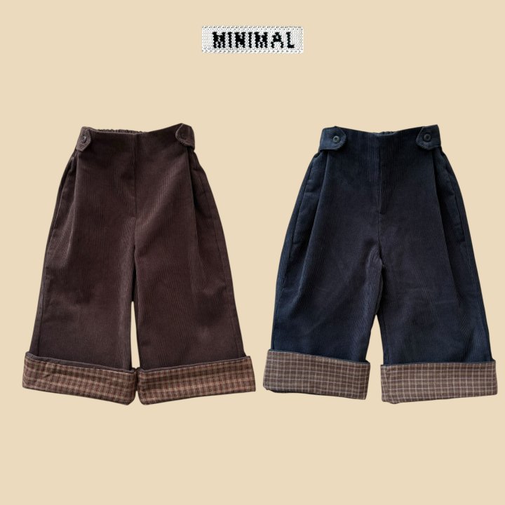 Minimal - Korean Children Fashion - #minifashionista - Buckle Corduroy Pants