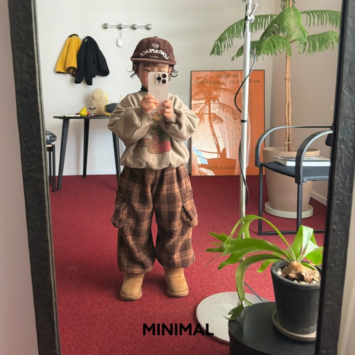 Minimal - Korean Children Fashion - #minifashionista - Winter Check Hip Pants - 8
