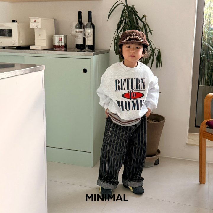 Minimal - Korean Children Fashion - #minifashionista - Stripe Dart Denim Pants - 9