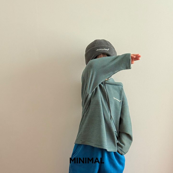 Minimal - Korean Children Fashion - #minifashionista - Stripe Box Hoodie - 8