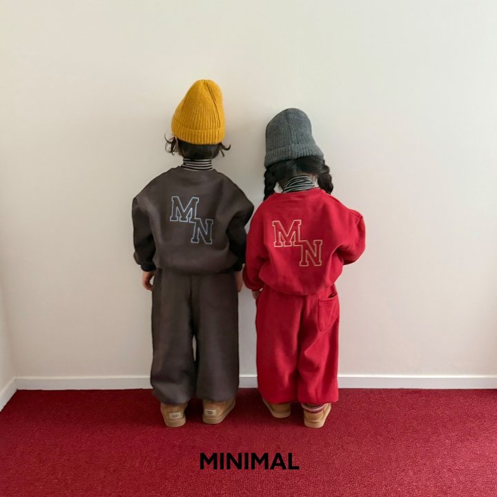 Minimal - Korean Children Fashion - #minifashionista - MN Embroidered Sweatshirt - 5