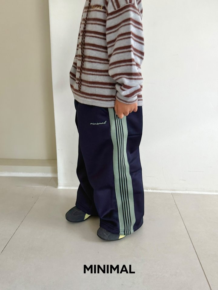 Minimal - Korean Children Fashion - #prettylittlegirls - Celine Line Track Pants - 3
