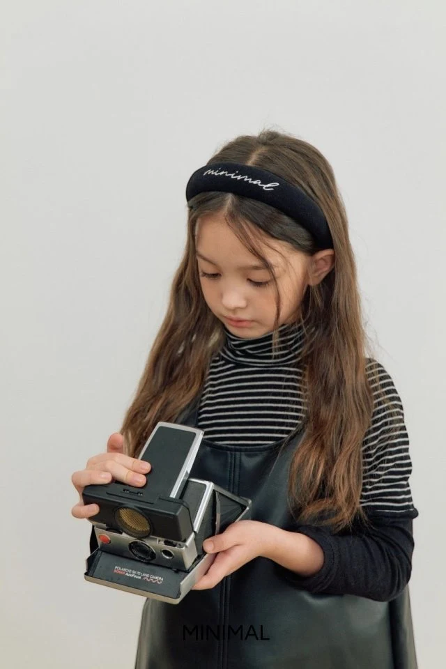 Minimal - Korean Children Fashion - #stylishchildhood - Stripe Point Turtleneck Tee - 10