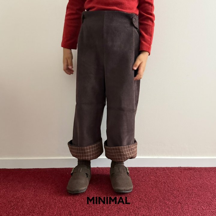 Minimal - Korean Children Fashion - #todddlerfashion - Buckle Corduroy Pants - 4