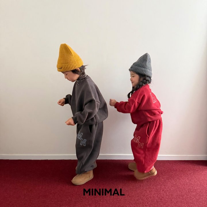 Minimal - Korean Children Fashion - #toddlerclothing - MN Embroidered Sweatshirt - 8