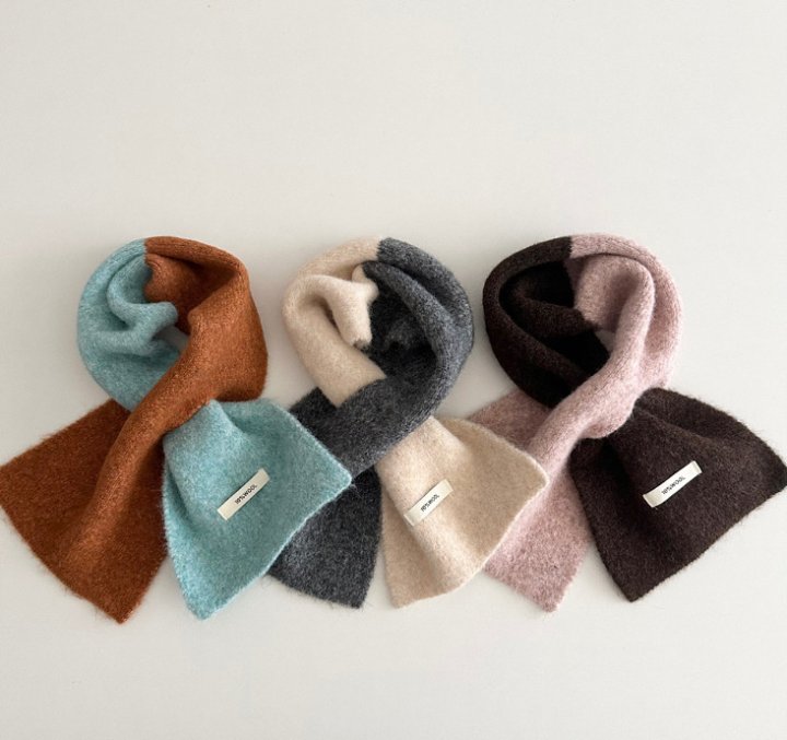 Miso - Korean Children Fashion - #Kfashion4kids - Half Half Scarf - 6
