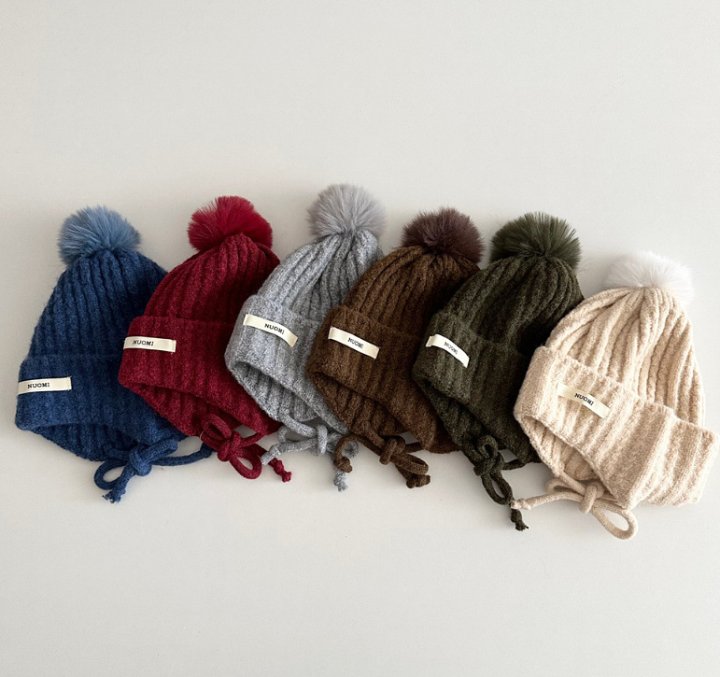 Miso - Korean Children Fashion - #Kfashion4kids - Nuomi Pom Hat - 3