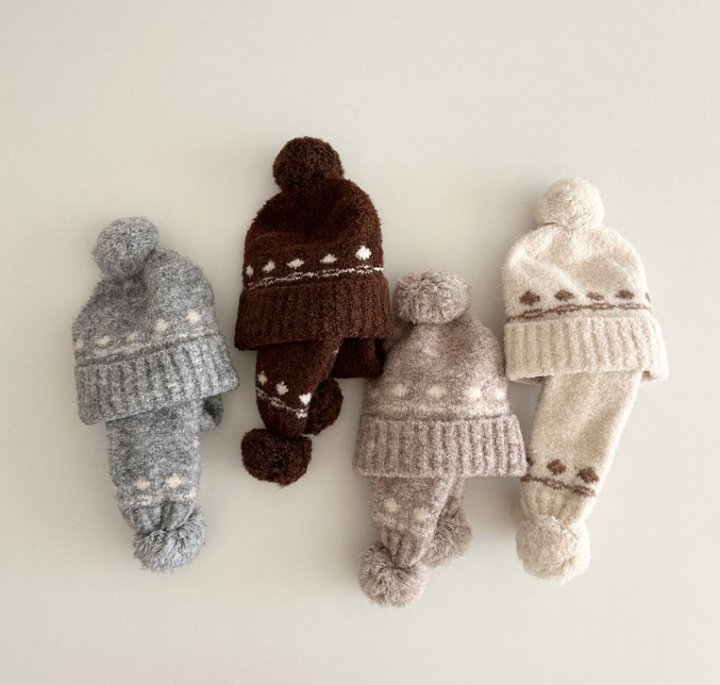 Miso - Korean Children Fashion - #childrensboutique - Otaru Pom Hat - 5