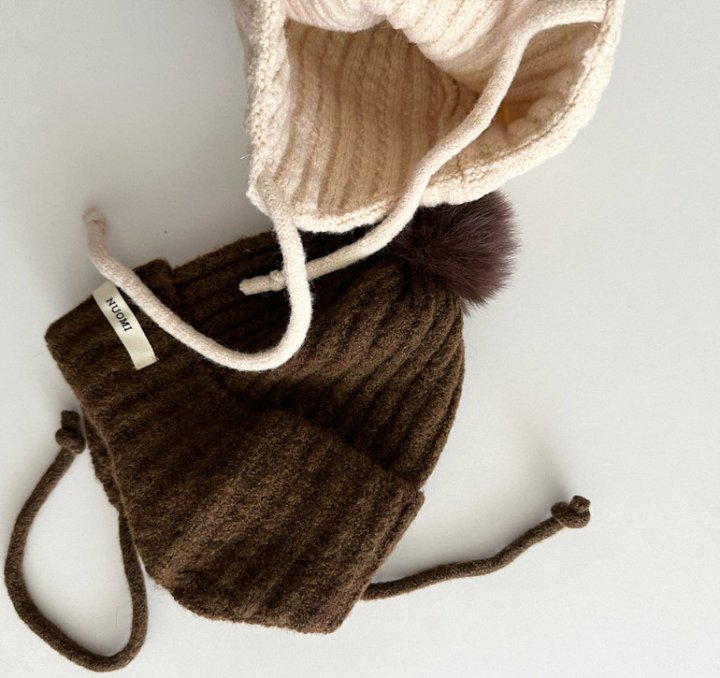 Miso - Korean Children Fashion - #childrensboutique - Nuomi Pom Hat - 10