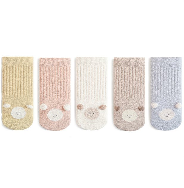 Miso - Korean Children Fashion - #childrensboutique - Smile Cozy Socks
