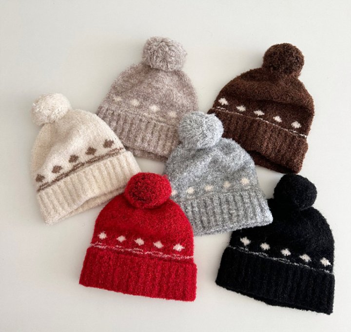 Miso - Korean Children Fashion - #designkidswear - Otaru Pom Hat - 6