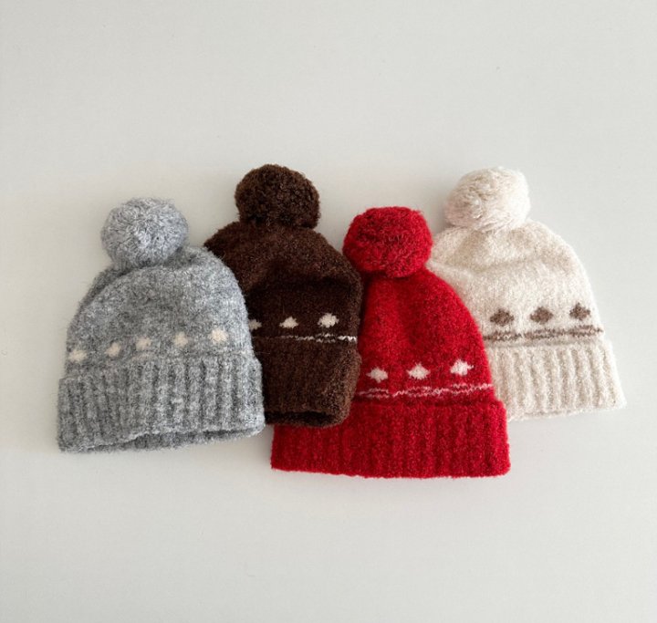 Miso - Korean Children Fashion - #discoveringself - Otaru Pom Hat - 7