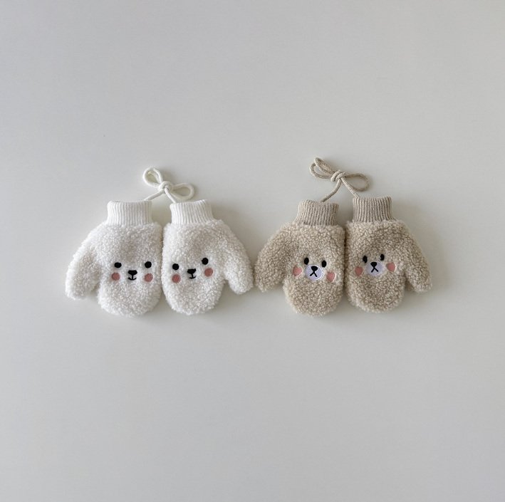 Miso - Korean Children Fashion - #discoveringself - Blush Bucket Gloves - 3