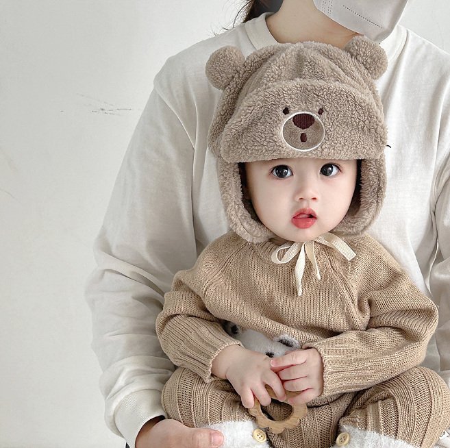 Miso - Korean Children Fashion - #discoveringself - Bear Ear Flap Hat - 2