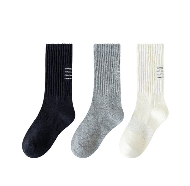 Miso - Korean Children Fashion - #discoveringself - Back Letter Sock Set
