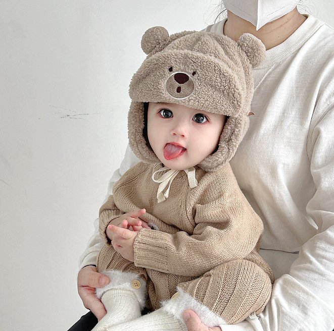 Miso - Korean Children Fashion - #fashionkids - Bear Ear Flap Hat - 3