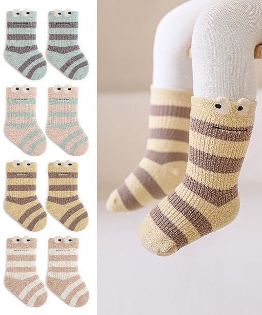 Miso - Korean Children Fashion - #fashionkids - Wiggly Cozy Socks - 3