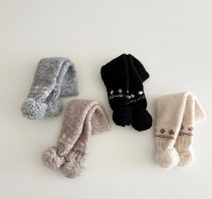 Miso - Korean Children Fashion - #kidsshorts - Otaru Scarf - 8
