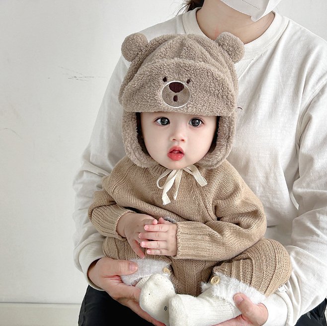 Miso - Korean Children Fashion - #fashionkids - Bear Ear Flap Hat - 4