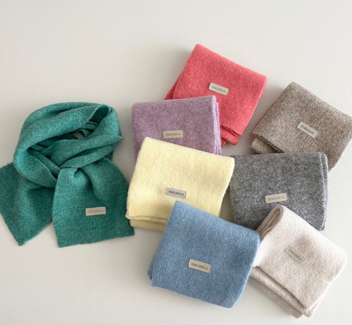 Miso - Korean Children Fashion - #kidsshorts - Macaron Scarf - 2