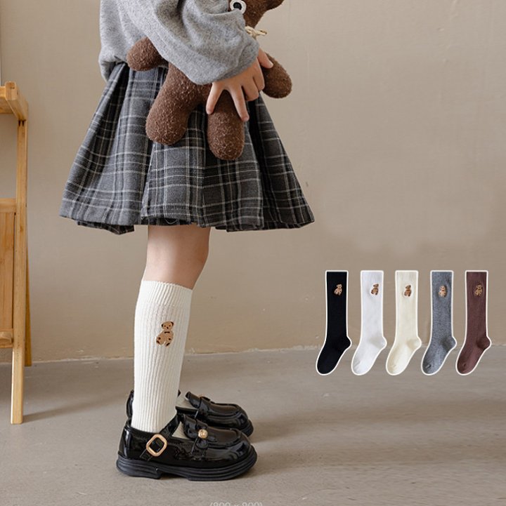 Miso - Korean Children Fashion - #kidsshorts - New Bear Tights - 2