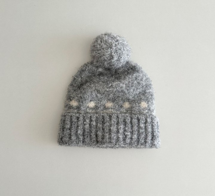 Miso - Korean Children Fashion - #kidsstore - Otaru Pom Hat - 10