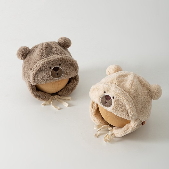 Miso - Korean Children Fashion - #kidsstore - Bear Ear Flap Hat - 5