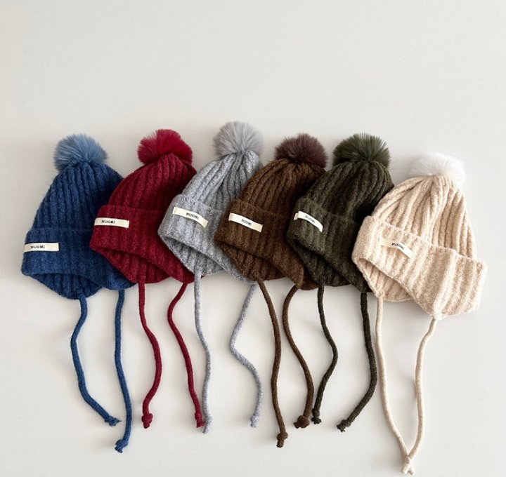 Miso - Korean Children Fashion - #kidsstore - Nuomi Pom Hat