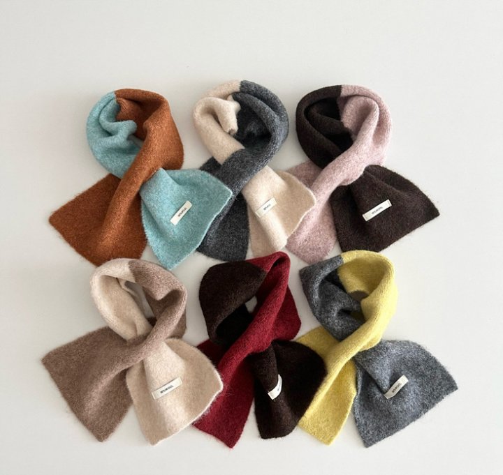 Miso - Korean Children Fashion - #kidzfashiontrend - Half Half Scarf - 5
