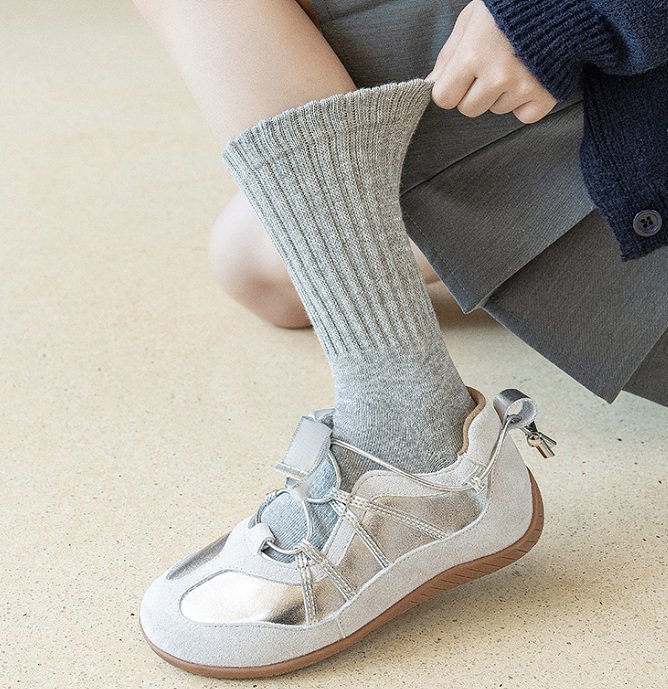 Miso - Korean Children Fashion - #kidzfashiontrend - Back Letter Sock Set - 5