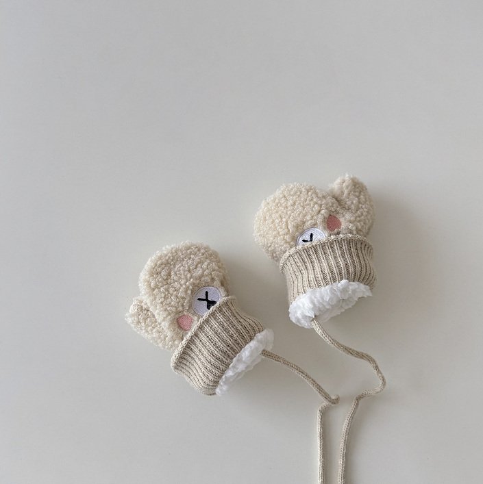 Miso - Korean Children Fashion - #littlefashionista - Blush Bucket Gloves - 9