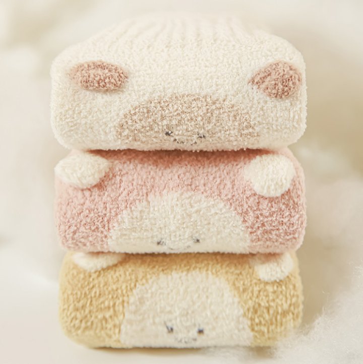 Miso - Korean Children Fashion - #magicofchildhood - Smile Cozy Socks - 10