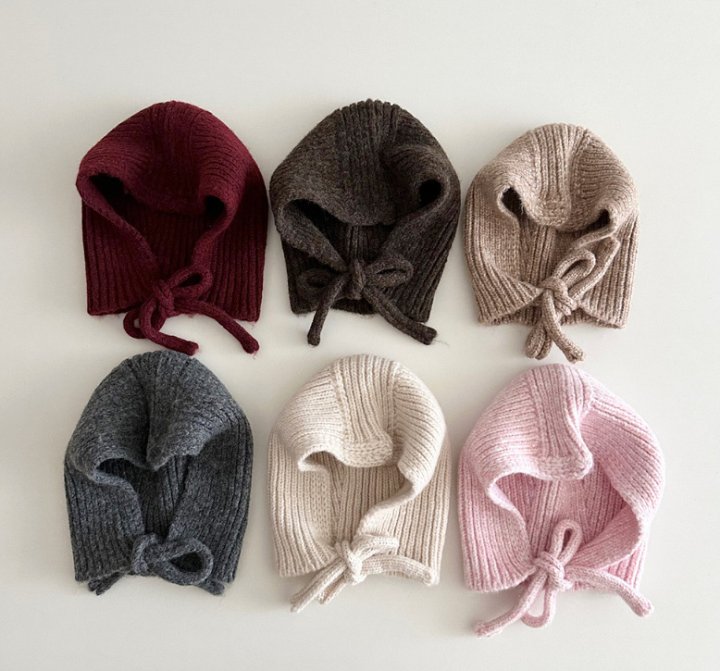 Miso - Korean Children Fashion - #minifashionista - Eo Ribbed Balaclava