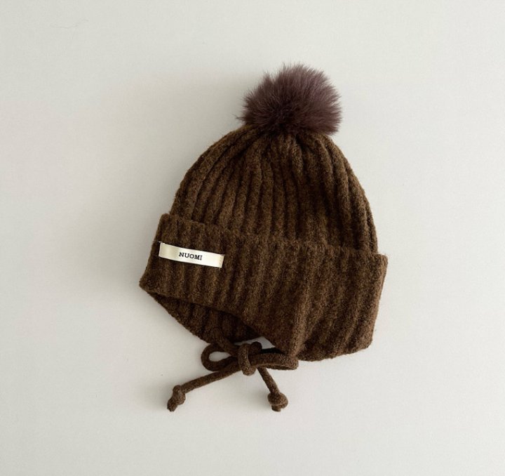 Miso - Korean Children Fashion - #minifashionista - Nuomi Pom Hat - 6