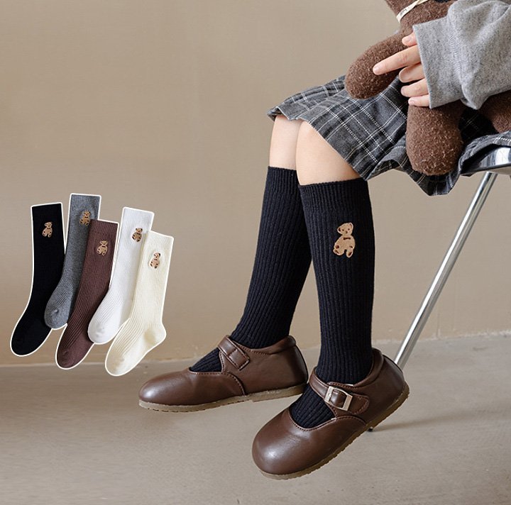 Miso - Korean Children Fashion - #minifashionista - New Bear Tights - 8