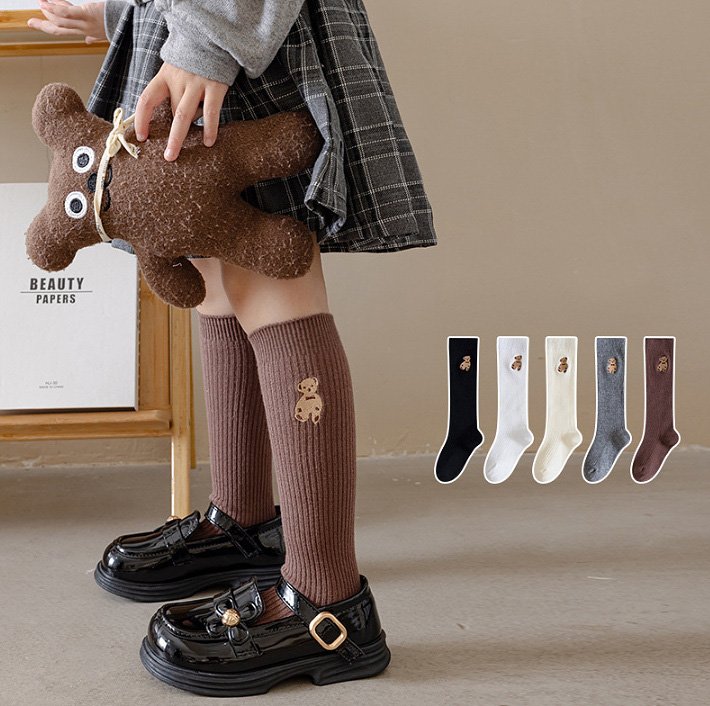 Miso - Korean Children Fashion - #prettylittlegirls - New Bear Tights - 9