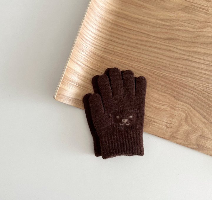 Miso - Korean Children Fashion - #stylishchildhood - Eo Bear Finger Gloves - 6
